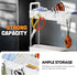 4 Auto Dynasty Tier Slim Rolling Cart with Handle, Multifunction Utility Storage Rolling Cart, Movable Storage