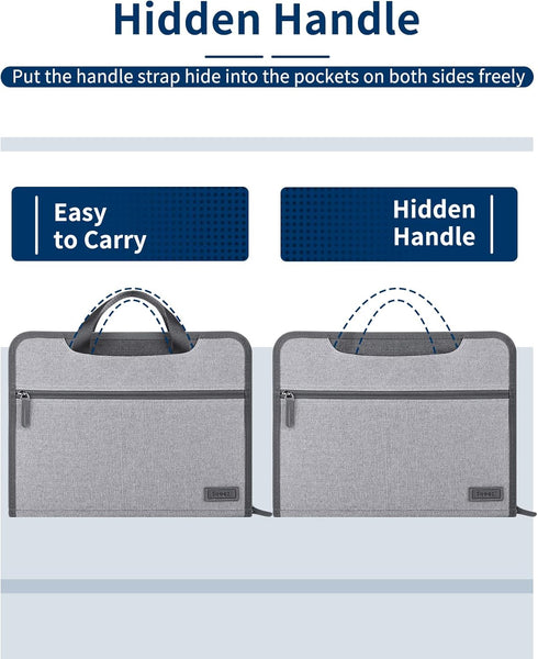 Sooez Heavy Duty Accordion File Organizer, 12 Pockets, Portable Expanding File Folders, Letter/A4, Home & Office