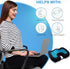 Tailbone Gel Enhanced Seat Cushion - Memory Foam Chair Pillow with Cooling Gel for Sciatica Coccyx Back & Pain Relief