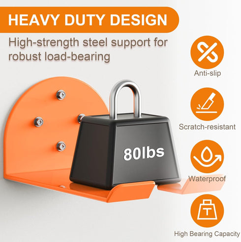 Trimmer, Trimmer, 2 Pack Weedeater Hanger, Heavy Duty Weed Eater Hanger Wall Mount, Garden Power Tool Holder