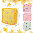 KALIONE 4 Pieces Sanitary Napkin Storage Bag, Period Bag, Period Pouch, Feminine Menstrual Pad Bag Portable Nylon