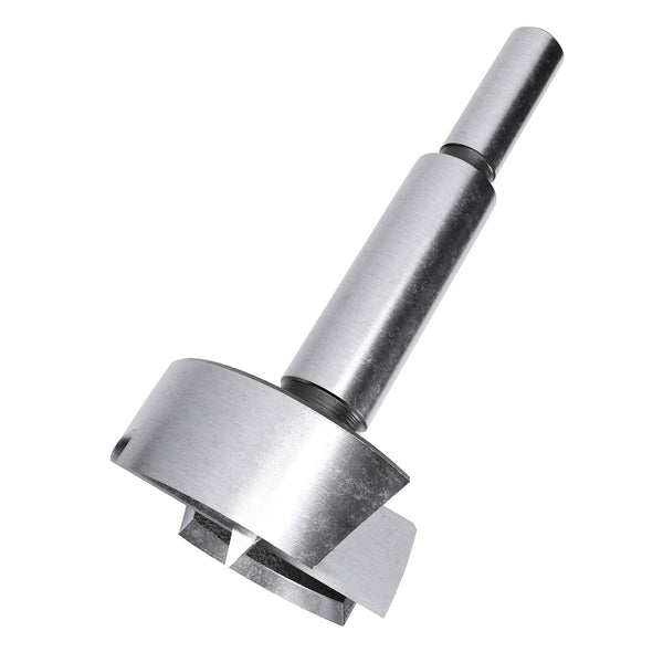 1-1/2 Inch x 3-1/2 Inch Forstner Drill Bit, High Speed Steel for Woodworking - Hardwood, Softwood, Plywood