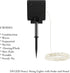 Pure Garden Solar-Powered 100 Fairy Lights, Warm White