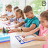 50 Pack SCRIBBLEDO Dry Erase Pockets Reusable Dry Erase Sleeves with Marker Holder Colorful Dry Erase Pocket Sleeves