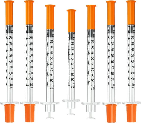 FAJOMRI 1ml 30G 1/2"(12.7mm) Syringes, Disposable Individual Package (100pcs)
