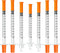 FAJOMRI 1ml 30G 1/2"(12.7mm) Syringes, Disposable Individual Package (100pcs)