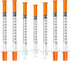 FAJOMRI 1ml 30G 1/2"(12.7mm) Syringes, Disposable Individual Package (100pcs)
