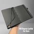 BUKE Dotted Journal, 150gsm Black Paper, 5 * 5mm DOT GRID Layout, 160 Pages, A5 PU Leather Hardcover (Purple)