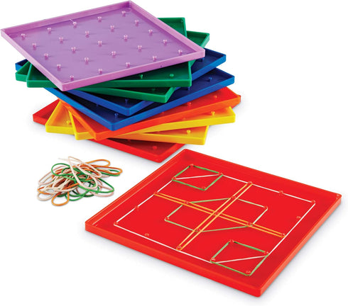 Classpack 7 Inches Set 10 5+ Learning Resources Geoboards, Each, of Geoboards, Ages