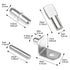 Fuvylonk 108 Closet 4 5mm 1/4inch Pcs Shelf Pins Kit, Metal Nickel Plated Shelf Support Pin, Bookshelf Pegs Cabinet