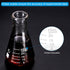 PATIKIL 12 Pcs Erlenmeyer Flask, 25ml Narrow Mouth Graduated Borosilicate Glass for Lab Chemistry Study