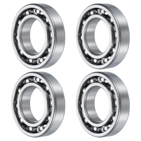 uxcell 4 Pcs Deep Groove Ball Bearing, 60/28, 28mm x 52mm x 12mm, High Carbon Chrome Steel
