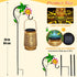 Hummingbird Hook,Hummingbird Mothers Day Gifts Solar Lanterns Outdoor Waterproof with Shepherd Garden Decor Birthday