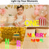 MeRGBWLife Light Up LED Letter Lights USB Powered Color Changing Alphabet Sign, APP Controlled Night Light for Bedroom