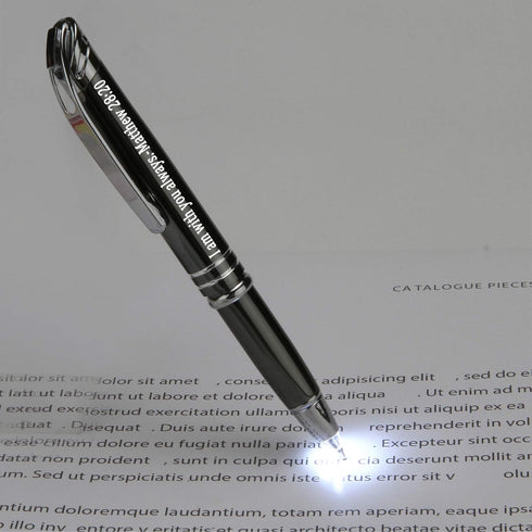 Personalized Engraved Pens, Catholic Faith Bible Verse Gifts for Men Women, Pastor Appreciation