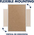 Mead Cork Bulletin Board, Framed 3' x 2' Message Board with Aluminum Frame (85361)