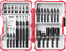 Impact Driving Accessory Set, 26-Piece, Industrial Strength, 1/4" Hex Shank