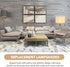 Zerodeko Drum Lamp Shade Elegant Weave Design for Table and Floor Lamps Compatible Decor Accent for Living Room