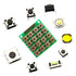 Tactile Button Switch Tact Switch Package, Micro Momentary Tact Assortment Kit (25 Value, 250PCS)