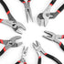 7-piece Set WORKPRO Pliers with Groove Joint, Long Nose, Slip Joint, Linesman, and Diagonal Pliers for DIY & Home Use