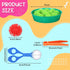 71 60 4 2 5 Set Counting Leitee Pcs Sensory Bin Filler Include Hedge Balls Tweezers Scissors Clips Cups Fine Motor