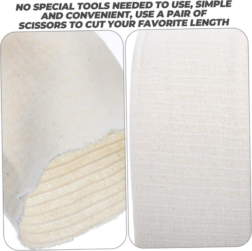 1roll minkissy High Elastic Tubular Cotton Compression Sleeve for Athletes Breathable Comfortable Moisture-Wicking