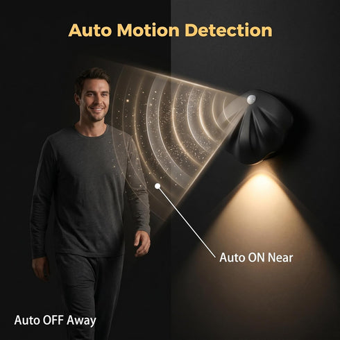 Generic 3 3 (3) Rechargeable Automatic Motion Sensor Night Light with Light Modes & Color Temperatures | USB-C Fast