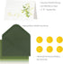 50 Pack Crisky Eucalyptus Thank You Cards With Envelopes Greenery Thank You Cards for Wedding,Bridal Shower,Baby