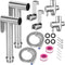 Imlemao 2 Pack Handheld Toilet Bidet Sprayer, Adjustable Water Pressure Stainless Steel Jet