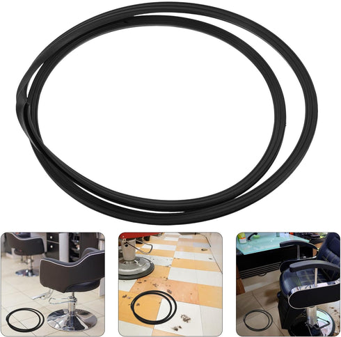 45cm Salon Chair Ring Gasket Replacement Rubber Base Floor Protector Silicone Chair Leg Pad for Hair Stylist Salon