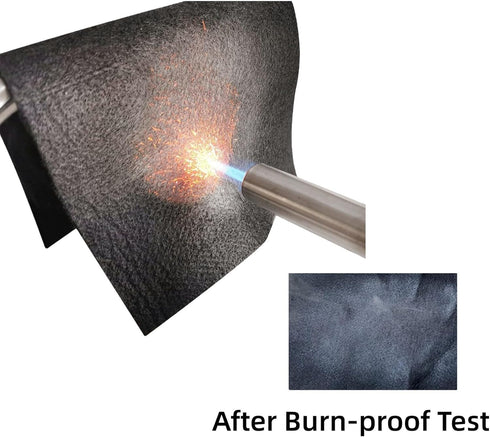 12"X12"X1/5'' Heat Shield Thermal Barrier Blanket - High Temp Protection Carbon Felt for Stove Welders, 2Pack