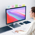 Yocoolfun Mount,18" Monitor Memo Board Top Monitor Sticky Note Holder,Sticky Boards,Message Board for Computer Monitors