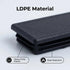 HNDONGCC (4, 2" 3"(50 mm 75 mm)) Rectangle Tubing Plugs, Plastic Tubing End Pads Durable Chair Glide for Chair Table