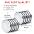 MIKEDE Strong Neodymium Disc Magnets, 12 Pack Powerful Rare Earth Magnets with Double-Sided Adhesive, 1.26 inch D x 1/8