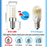 E12 25W-40W 6000K Dimmable Bulbs T6 E12 C7 Bulbs 4W Lamp,450 lm(5Pack) Ziomitus Daylight White Led Replacement, Small