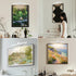 15.7 inch Dimmable White Battery Operated Picture Light with Remote,Wireless Gallery Lights White Rechargeable Display