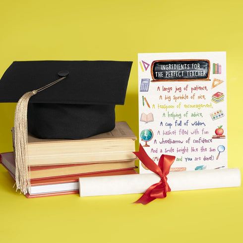 Beixian Heartfelt Teacher Appreciation Card - Perfect Thank You Gift for Educators