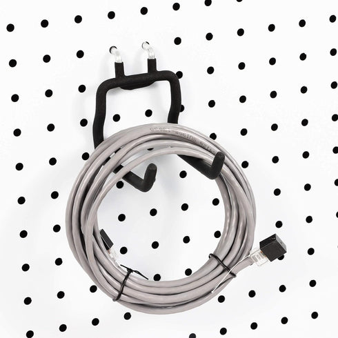 FRIMOONY 12 PCS Heavy Duty Pegboard Hooks for Organizing Various Tools, Compatible with 1/4 Inch Pegboard, Black