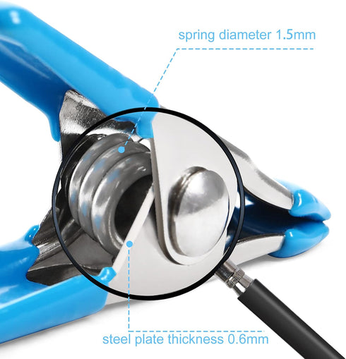 Small Spring Clamps for Woodworking, Backdrop Clips, Mini Clamps for Crafts, Metal Heavy Duty 2Inch, 30PCS