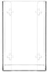 Cq Acrylic Clear Wall Floating Glove Rack and Glove Box Dispenser Holder (10"x6.25"x4”, Pack of 1)