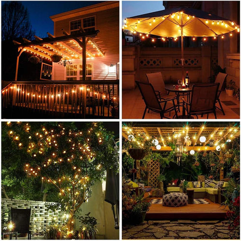Metaku Globe Fairy Lights Battery Operated, 33ft 80LED String Lights with Remote for Indoor Outdoor Hanging Decorative