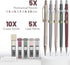 Mr. Pen- Mechanical Pencil Set with Leads and Eraser Refills, 5 Sizes - 0.3, 0.5, 0.7, 0.9 and 2 Millimeters, for Drafting, Drawing and Sketching by Mr. Pen