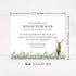 5.5x4.25 In Loving Memory Personalized Funeral Thank You Cards, Greenery and Floral Sympathy Acknowledgement Flat