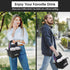 4 Drink Caddy Portable Drink Carrier and Reusable Coffee Cup Holder - Cup Collapsible Tote Bag with Organizer Pockets