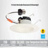 Westinghouse 5141100 11 Watt Recessed LED Downlight, 80 Watt Equivalent, Dimmable, ENERGY STAR, Medium Base, White Trim
