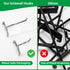 10 Inch Gridwall Hooks, 40 Pack Hanging Hooks for Retail, Home, and Workspace Organization, Displays, and Storage