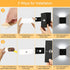 Set 2, LG9939112 Indoor Wall Sconces Battery Operated of Rechargeable Wall Lights Black Touch Control, Modern Up Down