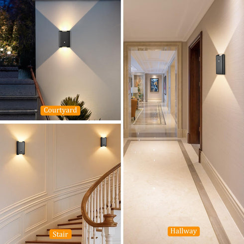 Set 2 3 6000mAh Motion Sensor Wireless Wall Sconce of - Battery Operated Wall Light with Timer&Remote Control, Color