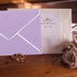 YOKIVE 100Pcs A7 Self Adhesive Envelopes with Silver Borders, Quick Seal for Cards Postcard (Lavender, 5 x 7-Inch)