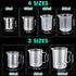58 Set 6 7 6 10 1 20 2 5 Kingdder Pcs Plastic Beakers Include Graduated Cylinder Beakers Flask Droppers Wash Bottle